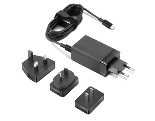 Lenovo AC-Adapter 65W USB-C Reiseadapter zu ThinkPads/ Idea Gerten mit Typ-C
