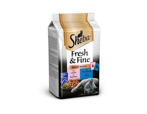 Sheba Fresh & Fine in Sauce Fisch Variation 6x50g