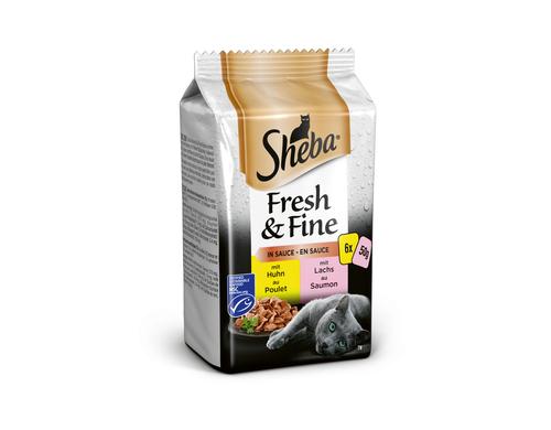 Sheba Fresh & Fine in Sauce feine Vielfalt 6x50g