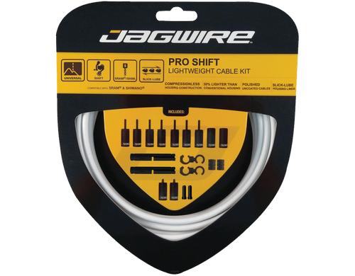Jagwire PRO 4mm SET Cable/Housing Rear/Front,Road/MTB,SRAM/Shimano WHITE