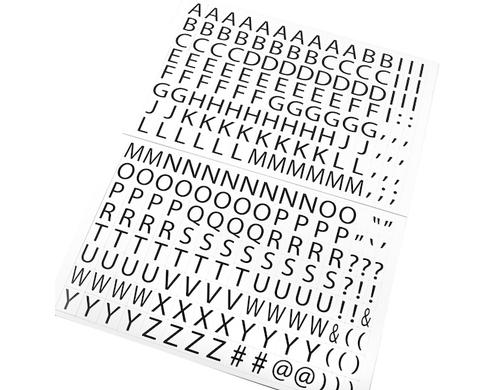 Supermagnete Buchstaben magnetisch 120 Zeichen pro A4 Bogen