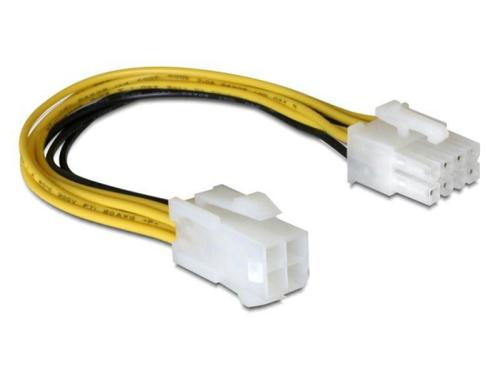 Kabel Stromversorgung 4Pol auf 8Pol Mini 4Pol P4 Female auf 8Pin Male