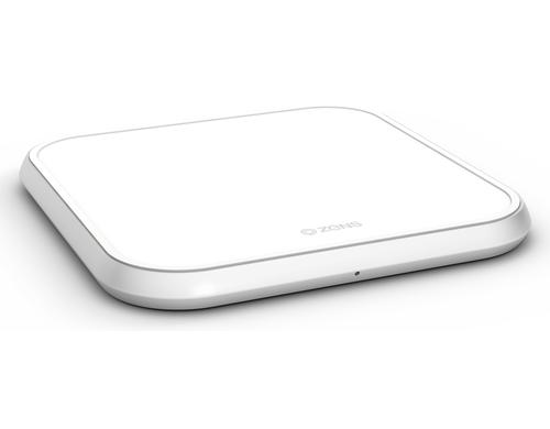 Zens Alu Wireless Single Charging Pad 10W White, 10W