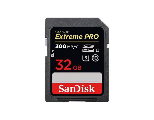 SanDisk SDHC Card Extreme PRO UHS-II 32GB lesen 300MB/sec, schreiben 260MB/s