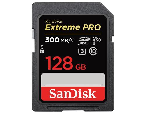 SanDisk SDXC Card Extreme PRO UHS-II 128GB lesen 300MB/sec, schreiben 260MB/s