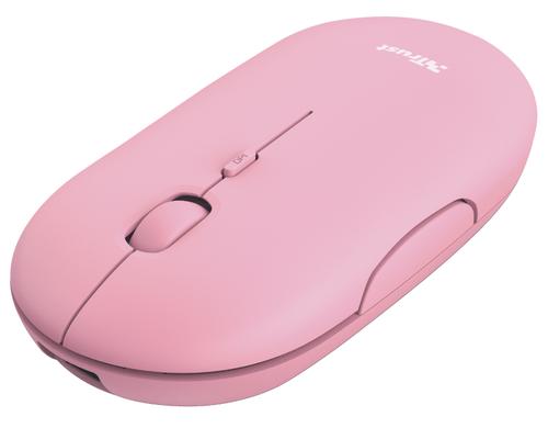 Trust Maus Puck wiederaufladbar pink USB 2.4 Ghz