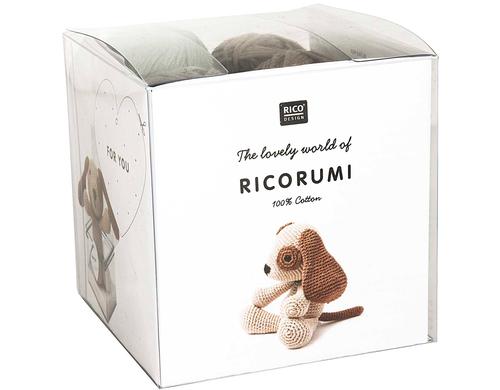 RICO Hkelset Creative Ricorumi Hund, 25 g, 57.5 m, 100 % CO