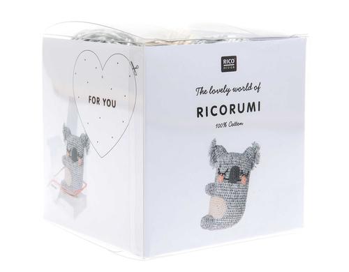 RICO Hkelset Creative Ricorumi Koala, 25 g, 57.5 m, 100 % CO