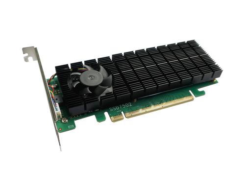 Highpoint SSD7502 RAID-Kontroller, 2x NVME PCI-x4v4 M.2, PCI-Ex16v4, bootable,RAID 0,1