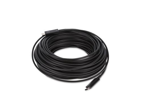 LMP Thunderbolt 3 Kabel, USB-C, 25m,optisch 40Gbps, schwarz, Full Duplex aktives Kabel