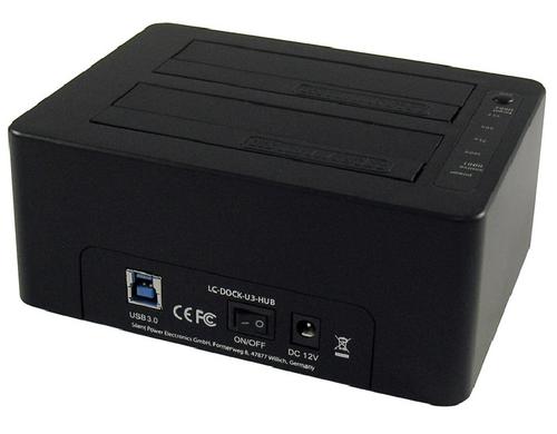 LC-Power LC-DOCK-U3-V, SATA  HDD Dock. USB 3.0, schwarz