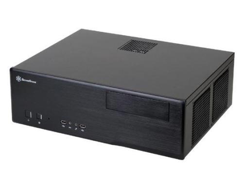 SilverStone Desktop GD05B, ohne NT, USB 3.0 Alu Frontblende black 440x150x325mm(BxHxT)