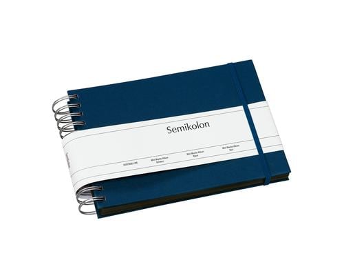 Semikolon Album Mini Mucho Marine 23 x 16 cm, 90 Seiten (schwarze Seiten)