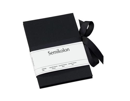 Semikolon Leporello Classico schwarz 12.2cmx17.7cm, fr 14 Fotos