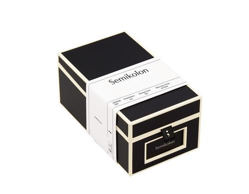 Visitenkartenbox black 10.5x18x8.3cm  bis zu 480 Visitenkarten