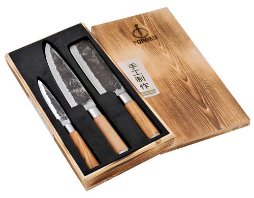3-tlg Messerset Set aus 3 verschiedenen Messer
