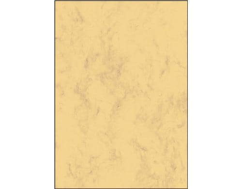 Sigel Marmor-Papier, sandbraun (Ink/Laser/Copy) 90g, A4, 100 BL