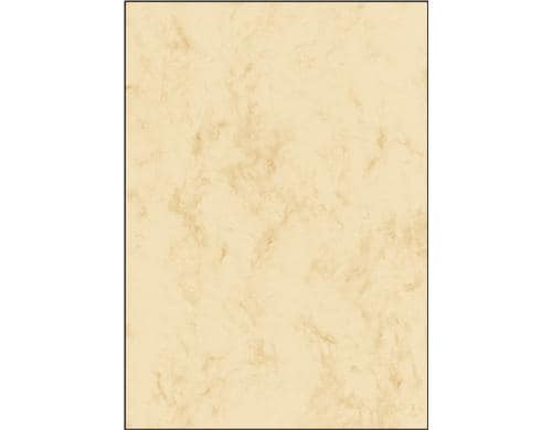 Sigel Marmor-Papier, beige, beidseitig (Ink/Laser/Copy) 200g, A4, 50 BL