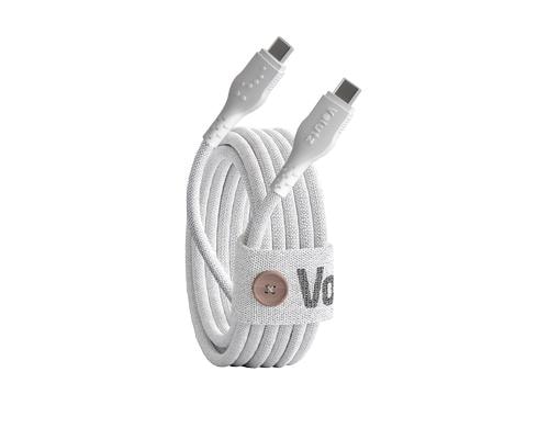 Volutz Cableogy II USB2.0 C-C Kabel, 1.5m Daten & Ladekabel, weiss