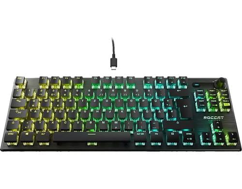 Roccat Vulcan TKL Pro RGB Keyboard CH-Layout, Linear Switch, Optical
