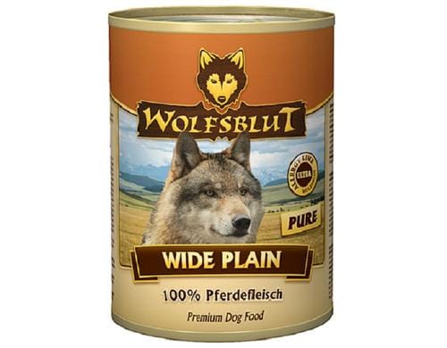 Wolfsblut Dog Dose Wide Plain Pure Adult Pferd  395g