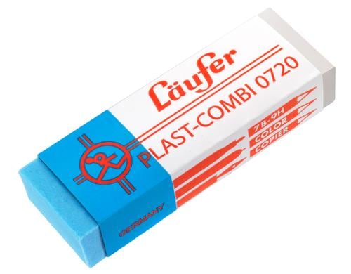 Lufer Radiergummi Plast-Combi 0720 Kunststoff,65x21x12 mm, 1 Stck
