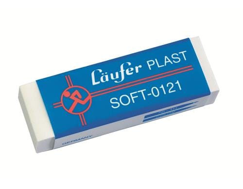 Lufer Radiergummi Plast Soft 0121 Kunststoff,65x21x12 mm, 1 Stck