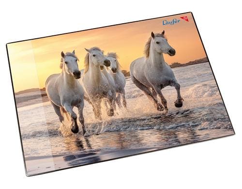 Lufer Schreibunterlage Pferde am Strand 40 x 53 cm