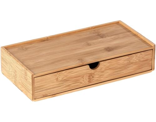 Wenko Bambus Box Terra mit Schublade 24 x 10 x 6 cm