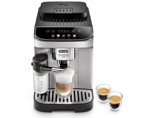 De'Longhi Kaffeevollautomat Magnifica Evo M Milch, silber, Touch-Display