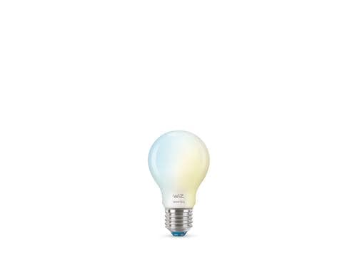 Smarte WiZ Lampe mit warmweissem bis kaltweissem Licht, Standardform Glas (60W)