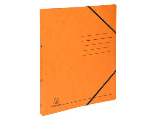 Exacompta Ringbuch Top Color 2 cm mit Gummiband, Format A4, Orange