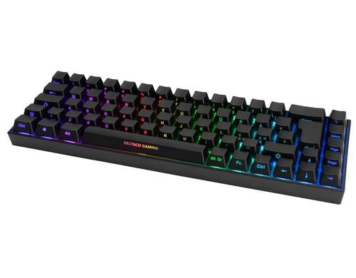 Deltaco Mech RGB TKL Gaming Keyboard, CH Wireless, DK440, CH-Layout