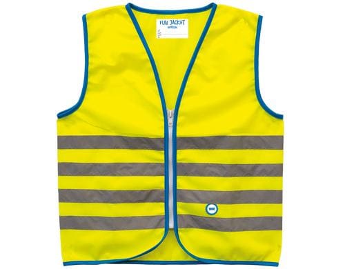WOWOW Fun Jacket for Kids M,fluo yellow