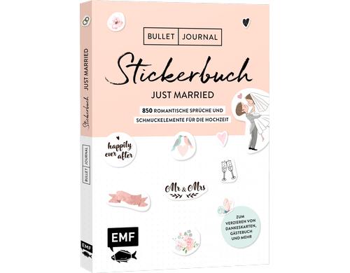 EMF Stickerbuch Bullet Journal Just Married 850 Sticker