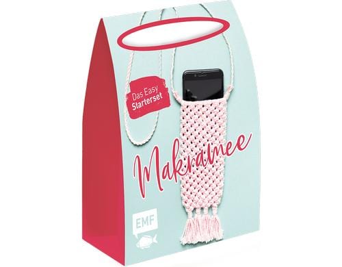 EMF Bastelset Makramee Handtasche DIY Box mit Material und Anleitung