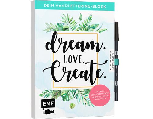 EMF Handbuch Handlettering Dream Love Cre. 128 Seiten