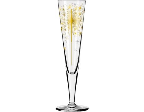 Ritzenhoff Champagnerglas Petra Goldnacht 1 Stck, 7,9 x 7,9 x 26,6 cm