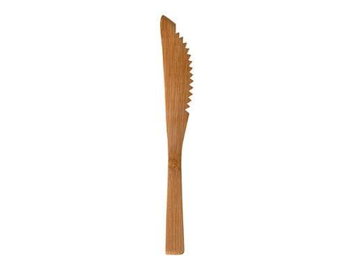 Papstar Bambus Messer PURE Inhalt 10 Stck, 16cm, Bambus