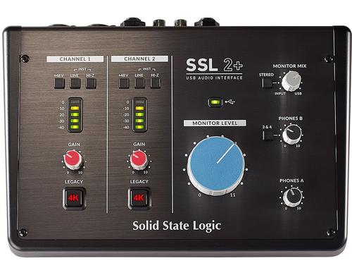 Solid State Logic SSL 2+ 2-In/4-Out USB Audio Interface