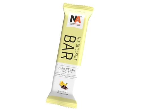 NutriAthletic NO-BULLSHIT BAR High Vegan Protein, Chocolate&Banana 1x