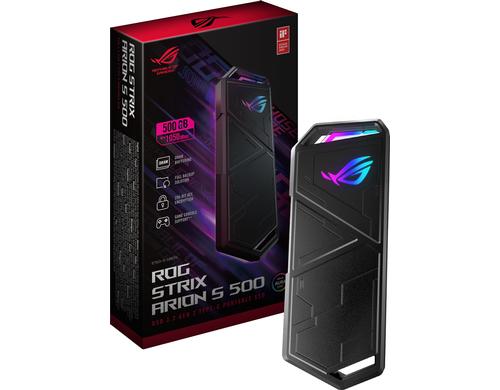 ROG STRIX ARION S500 USB 3.2 Gen 2 Type-C, M.2 500GB SSD
