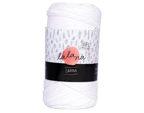 lalana Wolle Carina weiss 200 g, ca. 120 m