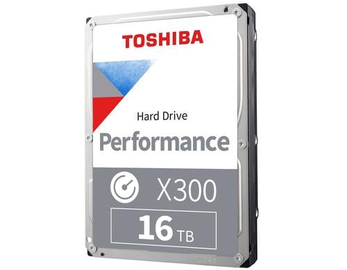 Toshiba X300 16TB SATA 6GB/s, 7200rpm, 512MB Cache, CMR