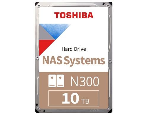 Toshiba N300 10TB SATA 6GB/s, 24x7, 7200rpm, 256MB Cache, CMR