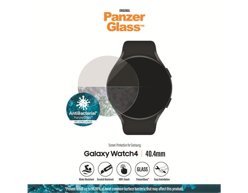Panzerglass Displayschutz 40.4mm AB fr Samsung Galaxy Watch 4 (40.4mm)
