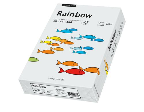 Rainbow Kopierpapier 80 g/m, 500 Stk A4, hellgrau