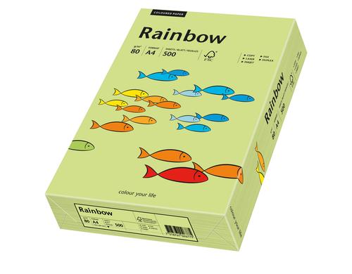 Rainbow Kopierpapier 80 g/m, 500 Stk A4, leuchtent grn