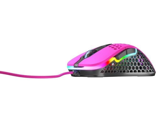 Xtrfy M4 RGB Gaming Mouse, pink USB, Pixart 3389,16'000 dpi, right-handed