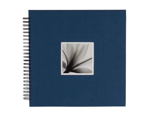 Drr Spiralalbum Unitex Blau 34 x 34 Bildfor 34 x 34 cm, 20 Bltter | 40 Seiten